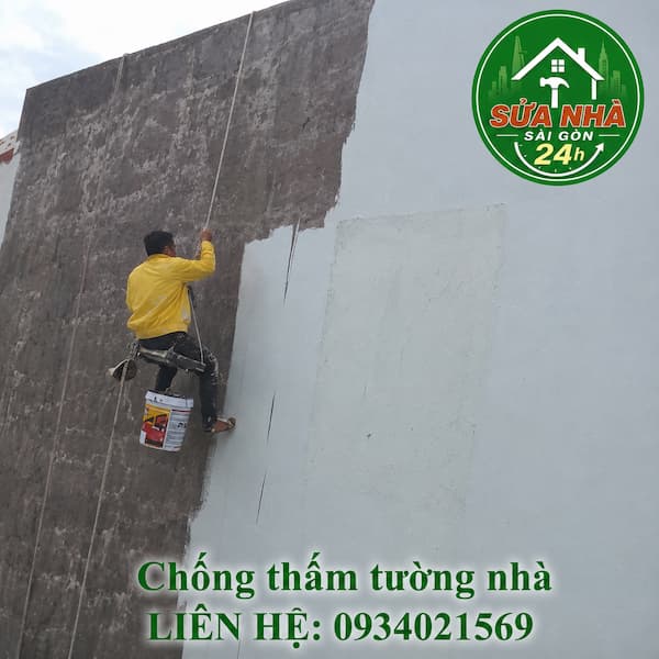 Chống thấm tường nhà tại TPHCM