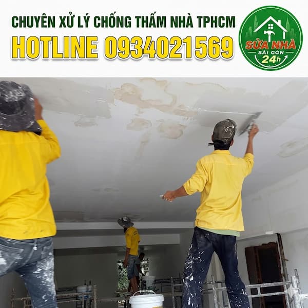 Dịch Vụ Xử Lý Nhà Bị Thấm Nước Tại TPHCM: Triệt Để 100%, Bảo Hành Dài Hạn