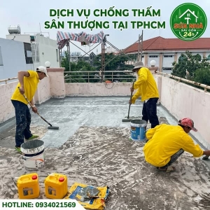 Dịch Vụ Chống Thấm Sân Thượng Tại TPHCM: Triệt Để 100% – Giá Rẻ Khảo Sát Free